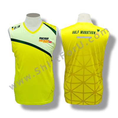 เสื้อวิ่งประจวบคีรีรันแขนกุด
